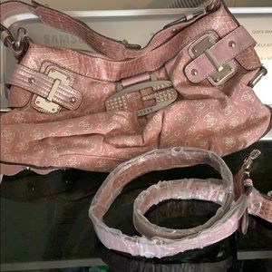 Pink guess purse